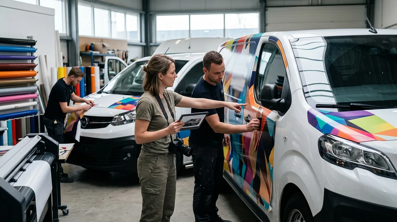 Autoreclame ontwerpen: tips voor een sterk ontwerp op uw bedrijfswagen