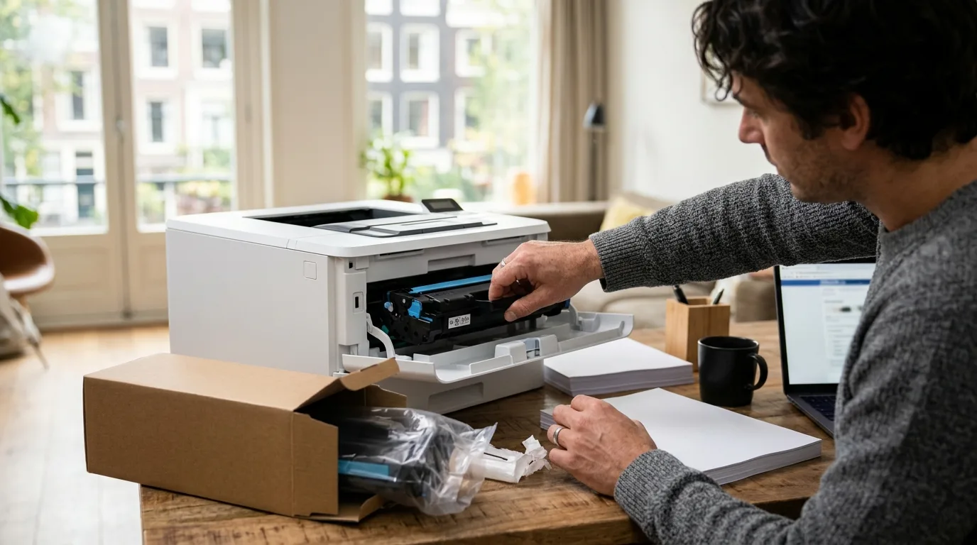 Het betere alternatief: een nieuwe huismerk-toner - photorealistic editorial photograph